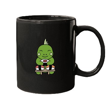 Discover Sushi Lover Iguana Mugs