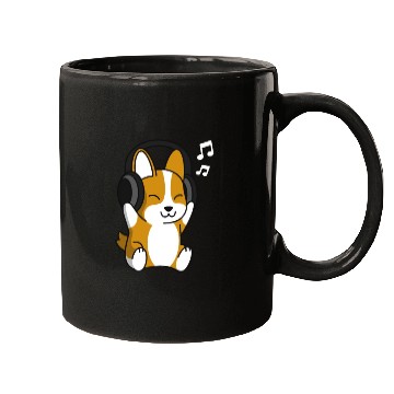 Discover Music Lover Corgi Mugs