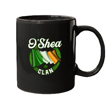 Discover O’shea Surname Irish Last Name Ireland Flag Mugs