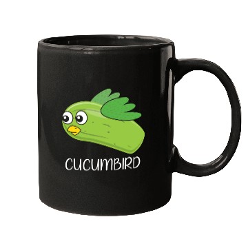 Discover Cucumbird Vegetarian Vegetable Vegan Cucumber Mugs