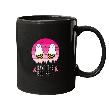 Discover Save the Boo Bees Breast Cancer Awareness Mugs