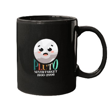 Discover Pluto Planet Never Forget Mugs