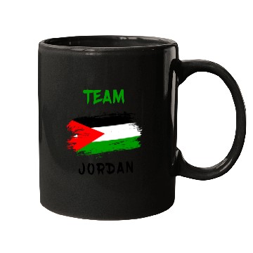 Discover Jordan team flag design Mugs