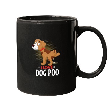 Discover I Love Dog Poo Mugs