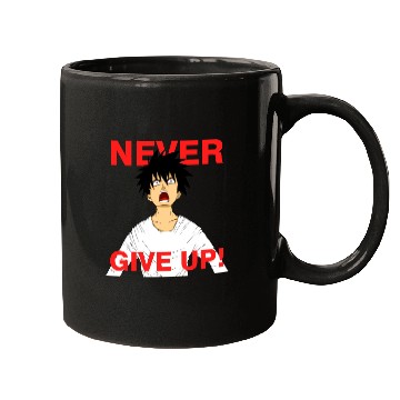 Discover Never Give Up Mugs