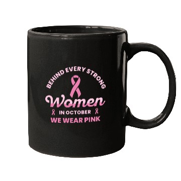 Discover In October We Wear Pink Breast Cancer Awareness Mugs