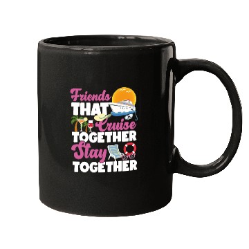 Discover Cruise Ship Vacation Friends Mugs