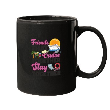 Discover Cruise Ship Vacation Friends Mugs
