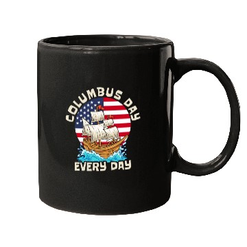 Discover Columbus Day 1492 Mugs