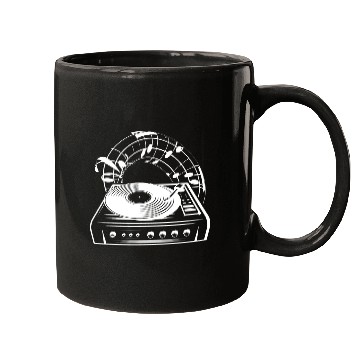 Discover Record Music Vinyl lover Mugs