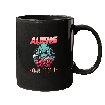 Discover Alien Extraterrestrial Area 51 UFO Space Geek Gift Mugs