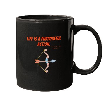Discover Life is a purposeful action - Dr. Asa Don Brown Mugs