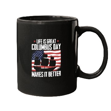 Discover Columbus Day 1492 Mugs