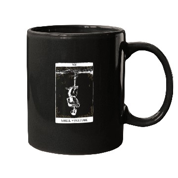 Discover Wheel of Fortune Tarot Card Occult Goth Halloween Mugs