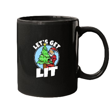 Discover Lets get lit christmas Mugs