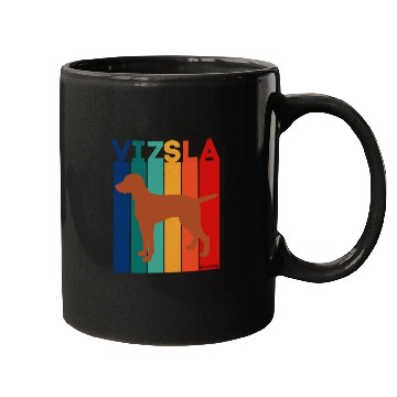 Discover Vizsla Rainbow Square Mugs