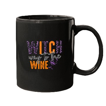Discover Witch Way To The Wine Mugs