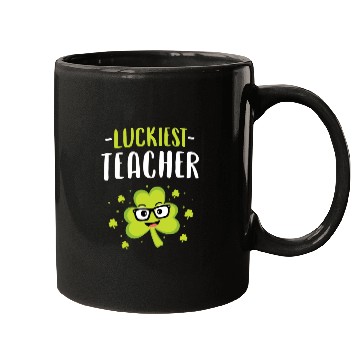 Discover Luckiest Teacher Leprechauns St Patricks Day Teach Mugs