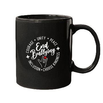 Discover End Bullying. Choose Kindness. Unity. Peace. Mugs