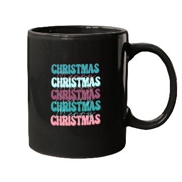 Discover Merry Christmas Groovy Retro Vintage Mugs
