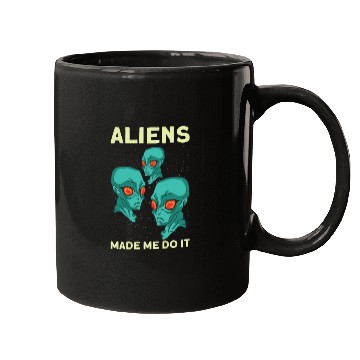 Discover Alien Extraterrestrial Area 51 UFO Space Geek Gift Mugs