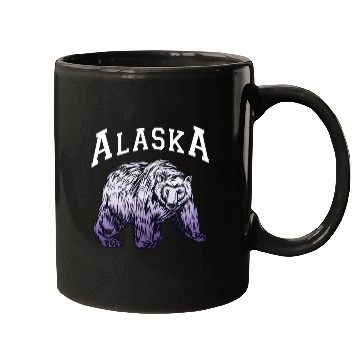 Discover Alaska Gift USA Natur Bär Denali Grizzly Wald Mugs