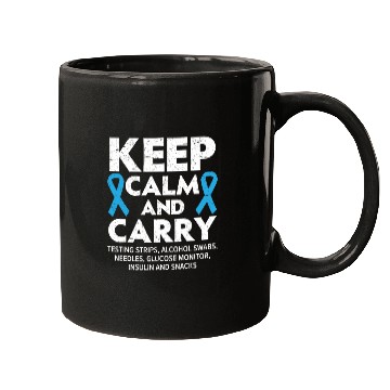 Discover Type 2 Diabetes T2D Warrior Diabetes Awareness Mugs