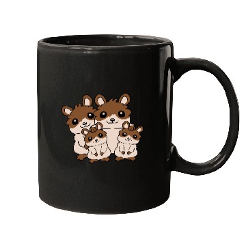 Discover mom dad kids hamster Mugs