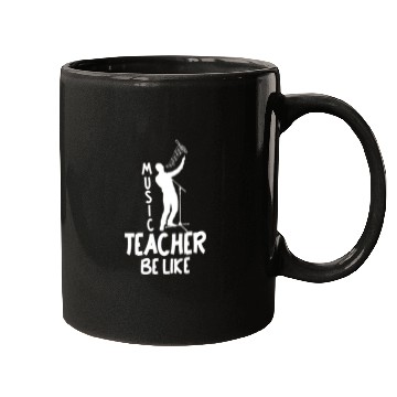 Discover Music Teacher Singing Mugs