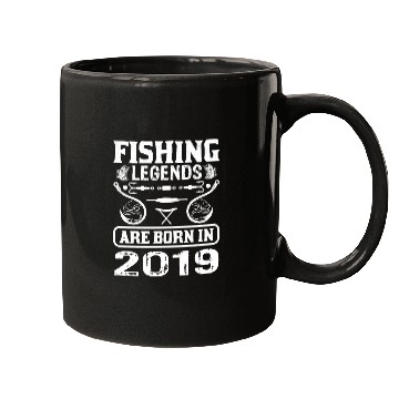 Discover Fishing Legends Are Born In 2019 Mugs