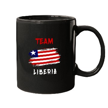 Discover Team Liberia flag design Mugs