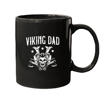 Discover Viking Dad Pagan Scandinavian Berserker Norsemen Mugs