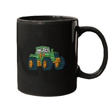 Discover Tractor Tractor Farm Boy Kids Mugs