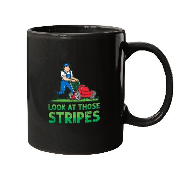 Discover Look at those stripes - lawn mowing Mugs