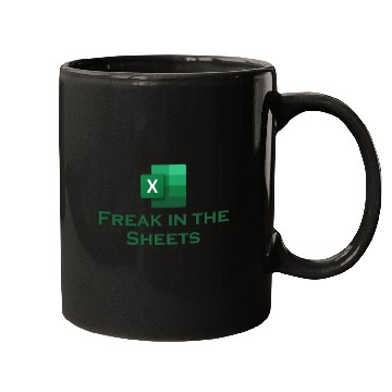 Discover Freak in the Sheets excel Mugs