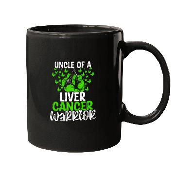Discover Liver Cancer Awareness Uncle Nephew Niece Mugs