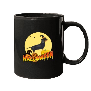 Discover Dachshund Halloween Mugs
