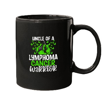 Discover Lymphoma Cancer Awareness Uncle Nephew Niece Mugs