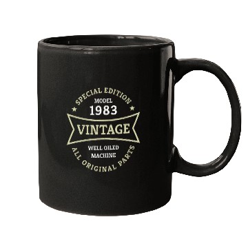 Discover Born 1983 Vintage 40 Year Old 40th Birthday Gifts Mugs