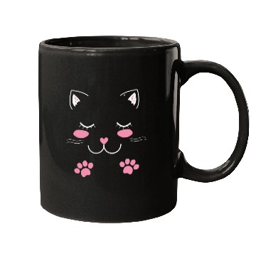 Discover Adorable cat face Mugs