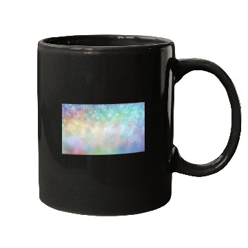 Discover Colorful Bokeh Christmas Snowflakes Mugs