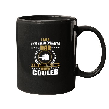 Discover Funny Skid Steer Operator Dad Mugs