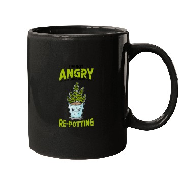 Discover I'm not angry, I just need re-potting. - botanical Mugs
