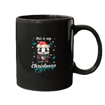 Discover Winter Christmas Pyjama Panda Mugs