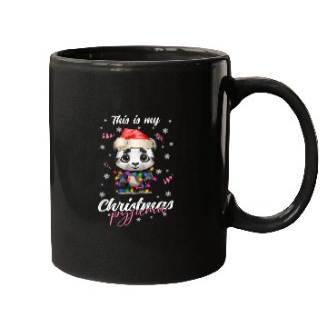 Discover Winter Christmas Pyjama Panda Mugs