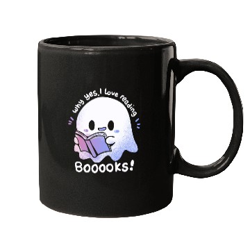 Discover I Love Reading Booooks Mugs