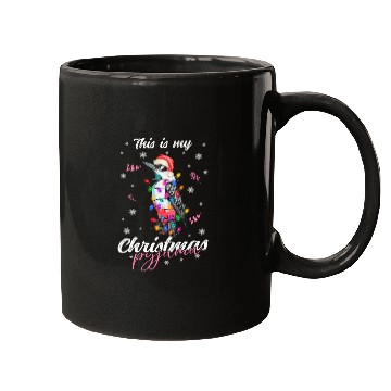 Discover Winter Christmas Pyjama Woodpecker Mugs