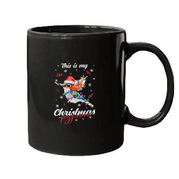 Discover Winter Christmas Pyjama Hummingbird Mugs