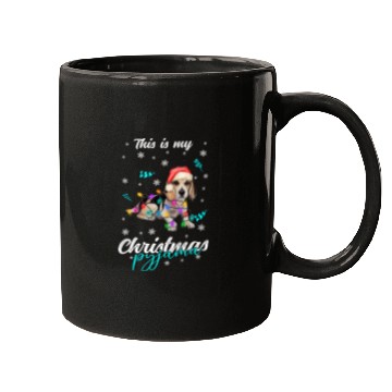Discover Winter Christmas Pyjama Beagle Mugs