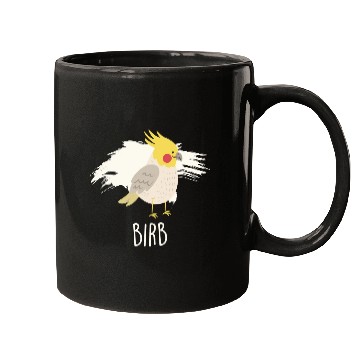 Discover Birb Yellow Cockatiel Bird Mugs